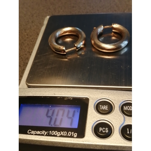 29A - 9ct gold earrings 4.04 grams