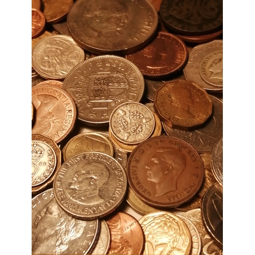 39A - Box of mixed coinage (silver noted)