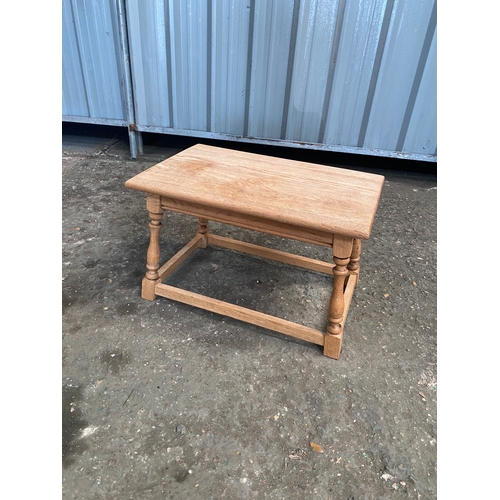 198 - Small wooden coffee table