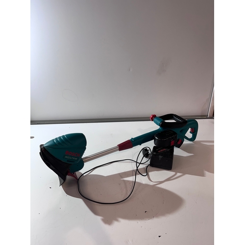 181 - Bosch Strimmer & Battery With Charger