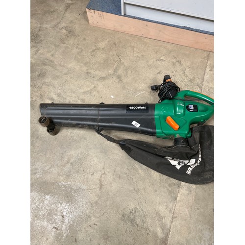 191 - Electric leaf blower & vacuum with bag