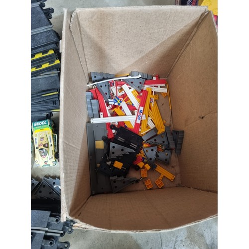 183 - Collection of Scalextric Track Pieces cars and controllers