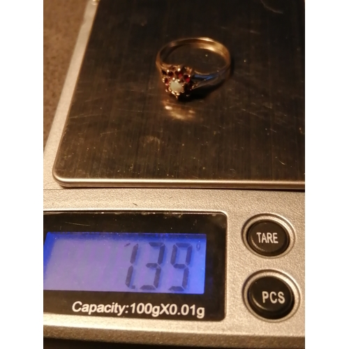 29A - 9ct gold ring 1.39 grams Size O