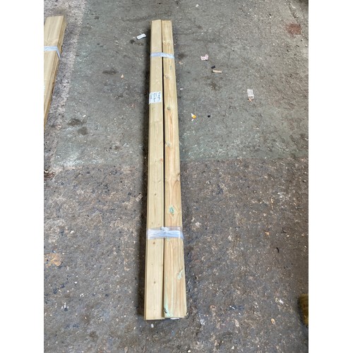 397 - 8 x  2.4m lengths 19mm x 24mn tongue and groove