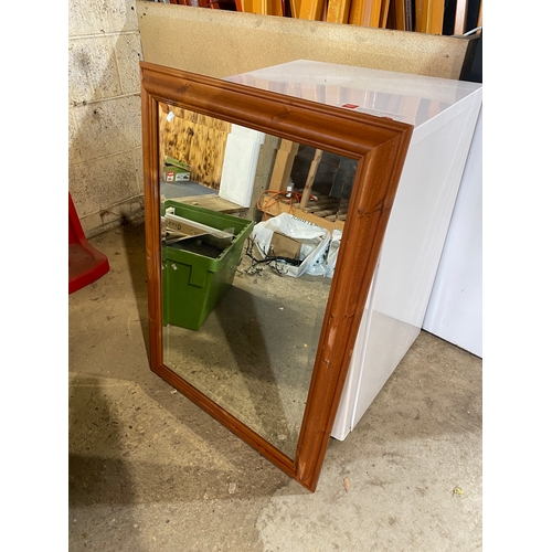 364 - Large pine mirror - 80x60cm