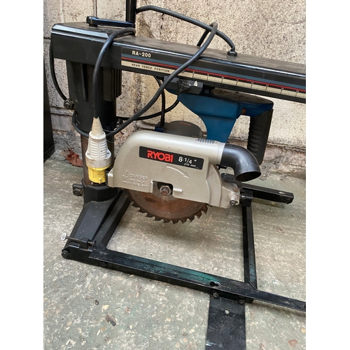 458 - Ryobi RA-200 platform 110V saw - working order