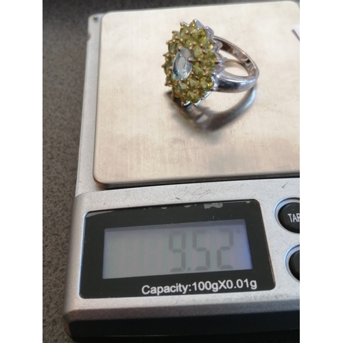 23A - Silver ring 9.52 grams