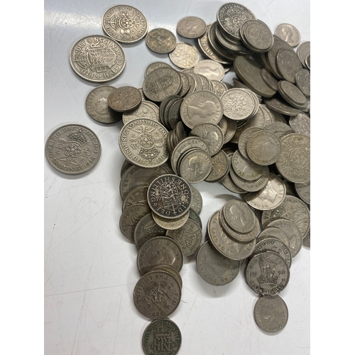 7 - Very large quantity of coinage inc One Shilling, Sixpence, Half Crown etc - all post 1930