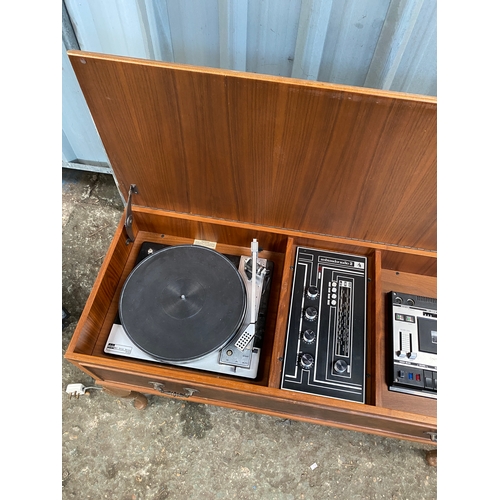 209 - Garrard radiogram with tape player - no speakers