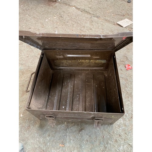 426 - Large metal ammunition box