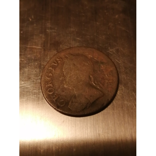 30A - 1754 George II farthing