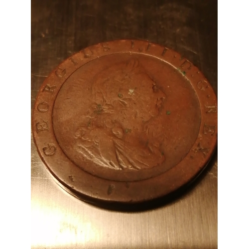 32A - 1797 Cartwheel penny in fine condition