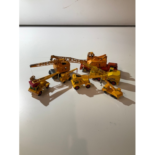 16 - Quantity of Matchbox & Dinky cranes