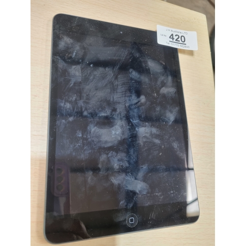 420 - Apple iPad mini 1 - reset ready for use