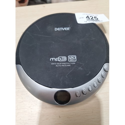 425 - Denver portable cd player