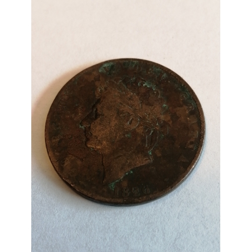 30A - 1826 George IV halfpenny