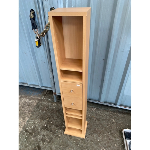 177 - Narrow shelving storage unit