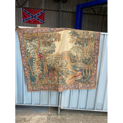 180 - Large hanging wall woven tapestry