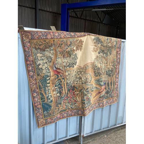 180 - Large hanging wall woven tapestry