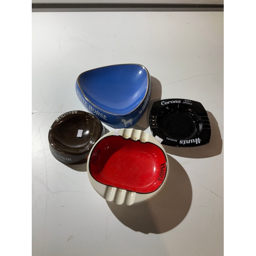 439 - Collection of 4 ashtrays