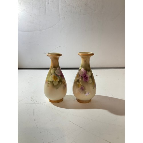 109 - Crownford ware  Art Nouveau style  vases