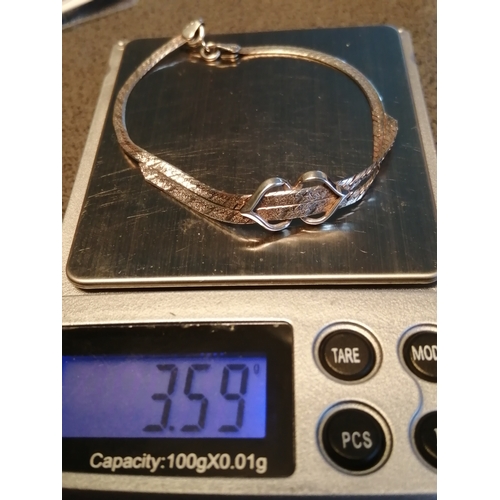 22A - Silver bracelet 3.59 grams