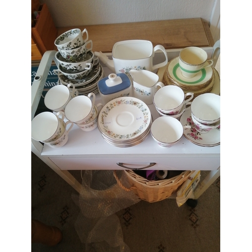 42A - Large collection of chinaware