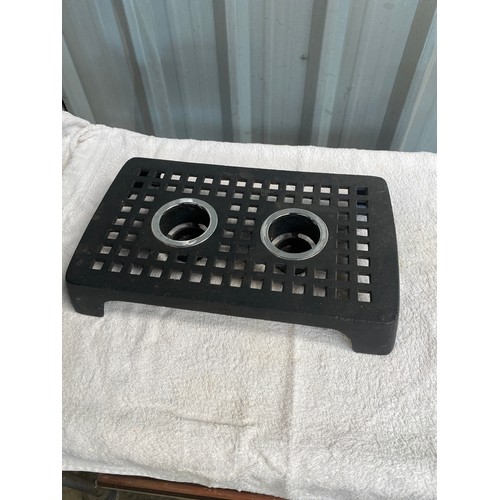 158 - TYPHOON Double Food Warmer - Cast Iron