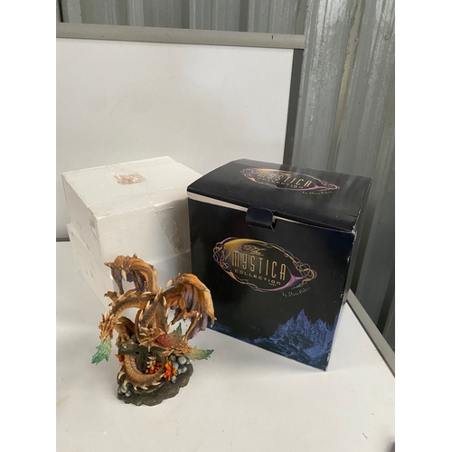 120 - Mystica collection dragon ornament with box