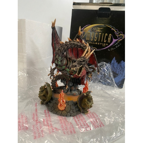 121 - Mystica collection dragon ornament with box