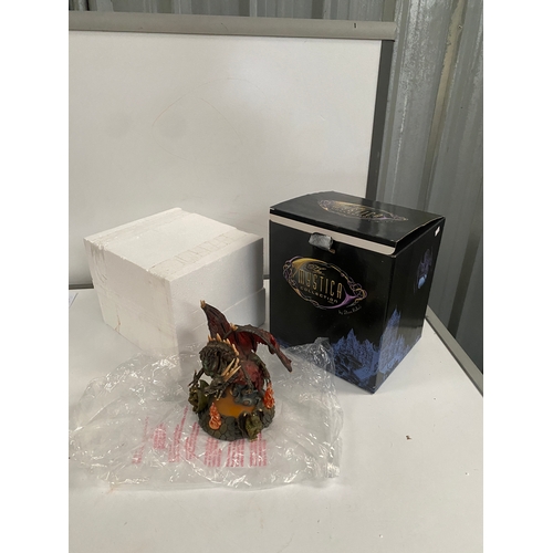 121 - Mystica collection dragon ornament with box