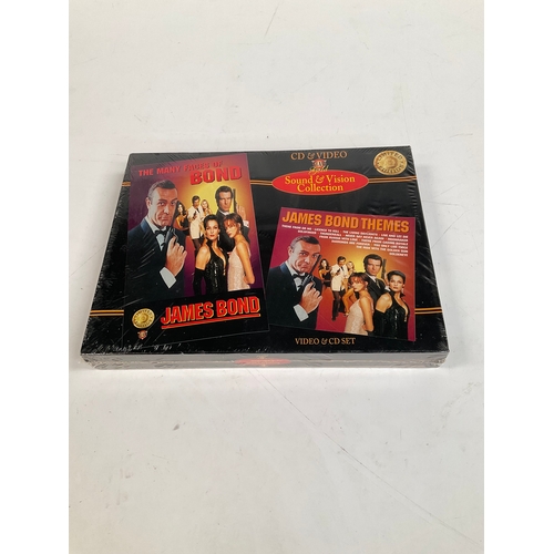 130 - James Bond Video & CD Set