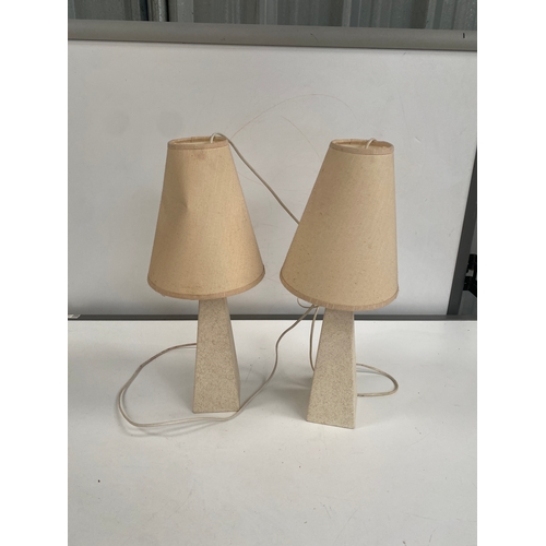 137 - Pair of Ceramic Table Lamps