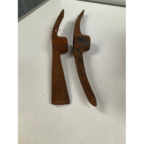 140 - Pair of Mattock Heads