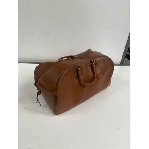 145 - Brown Leather Bag