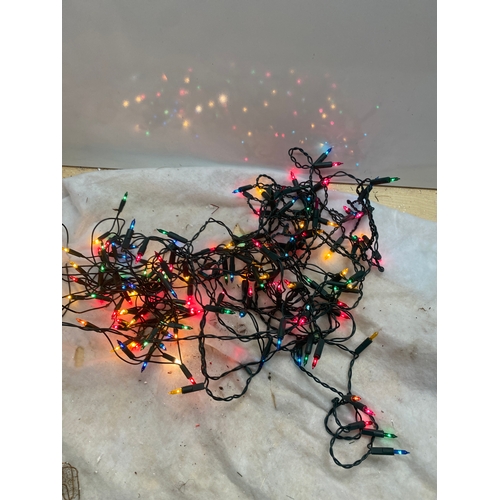 171 - Set of 3x multi coloured string lights