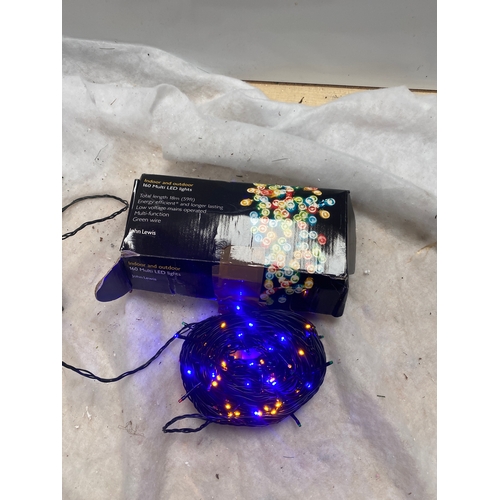 178 - Indoor & outdoor 160 multi coloured LED lights