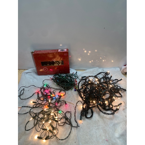 180 - 4 sets of string lights - 2 are multi coloured