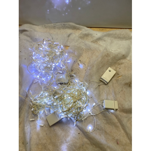 181 - 2x matching sets of bright white lights