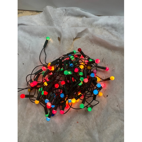 186 - Vintage set of multi coloured berry lights