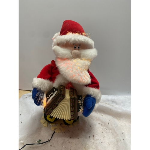 187 - Fibre optic light up Santa