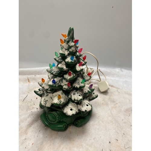 198 - Light up ceramic Christmas tree