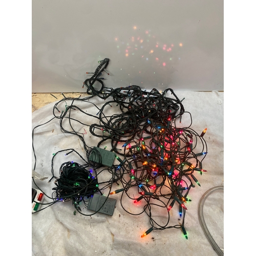 211 - Set of 3 multi coloured string lights