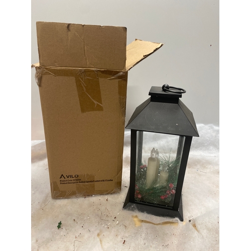 215 - Battery operated Christmas lantern