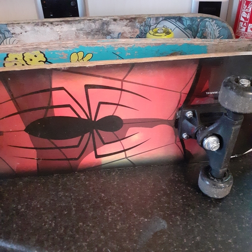 7 - 3 skateboards. Spiderman and others