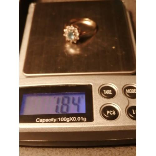 29A - 9ct gold ring 1.84 grams Size P