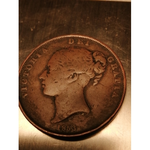 31A - 1853 Victorian penny