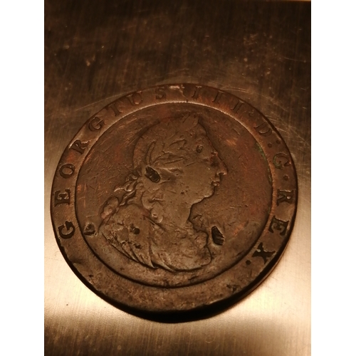 33A - 1797 Cartwheel penny in fine condition