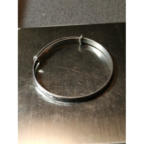 22A - Silver christening bracelet 2.32 grams