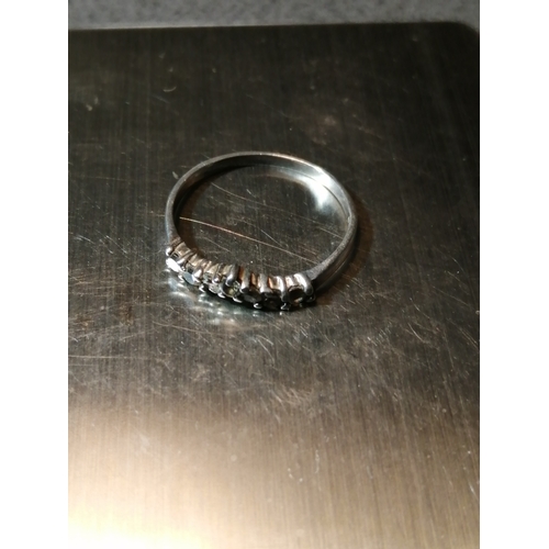 24A - Silver ring 1.32 grams Size O